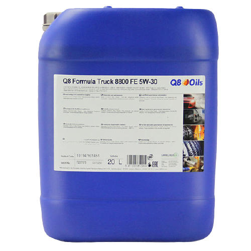 Моторное масло Q8 Formula Truck 8800 FE 5W-30, 20л